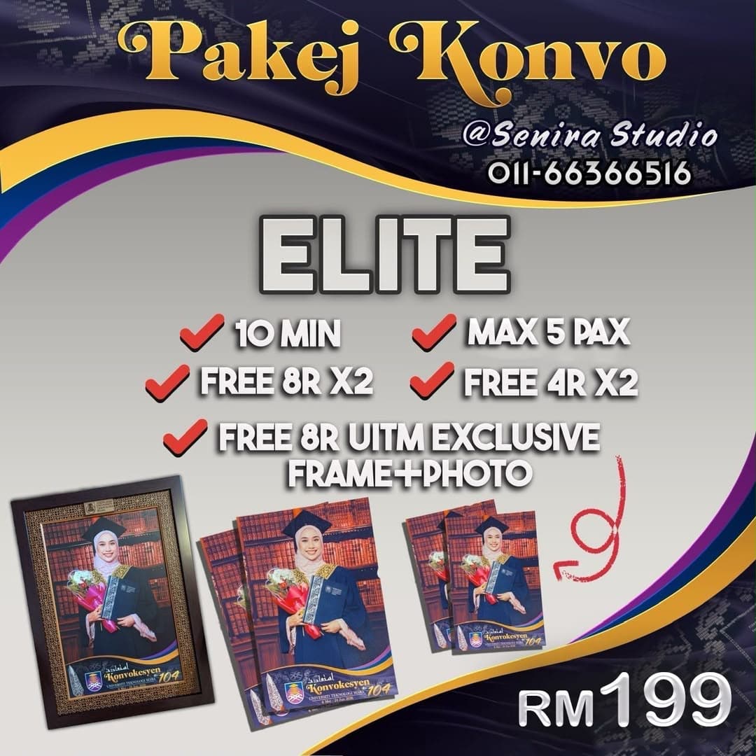 Contoh gambar dan bingkai pakej ELITE